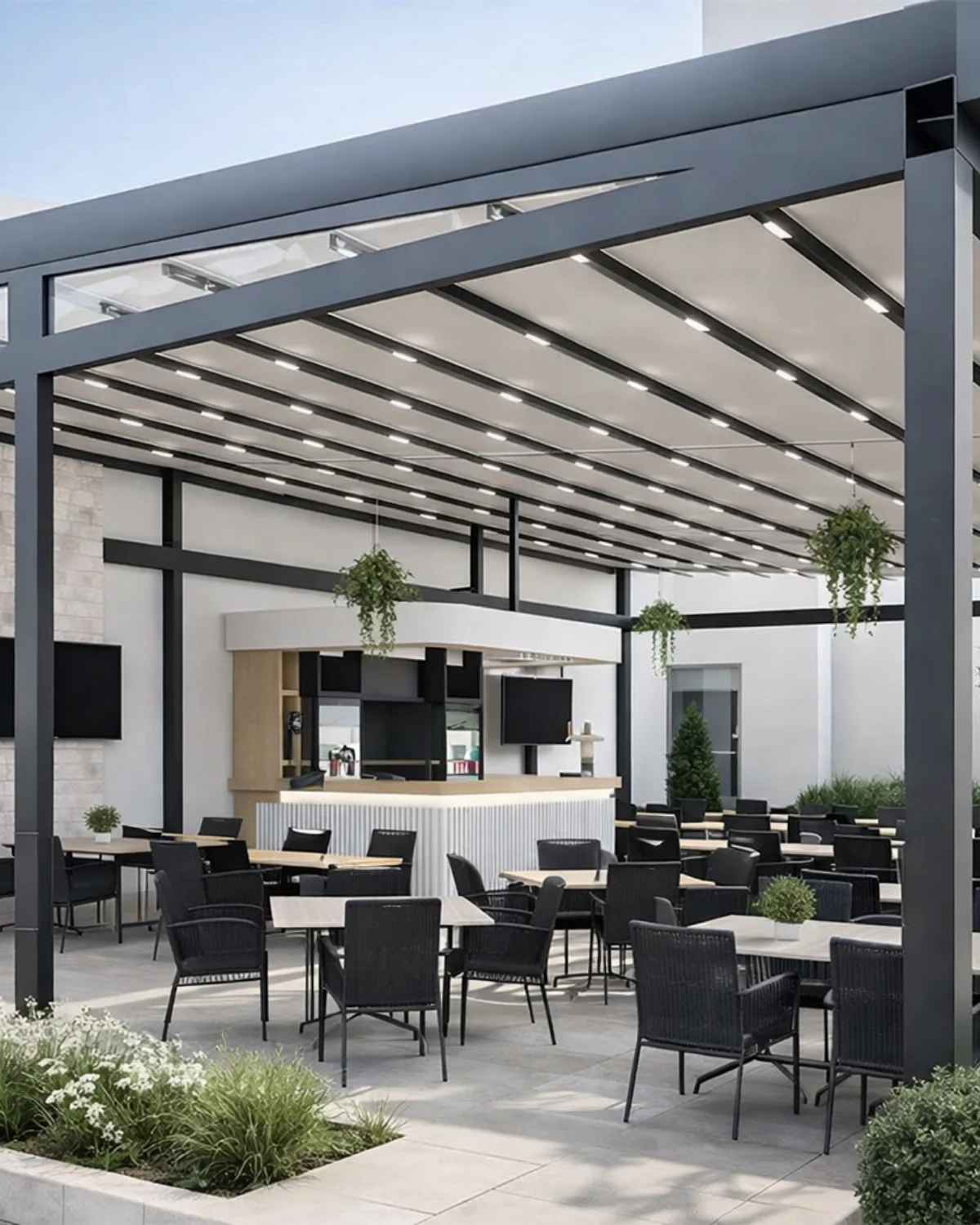 İzmir otomatik pergola uygulaması