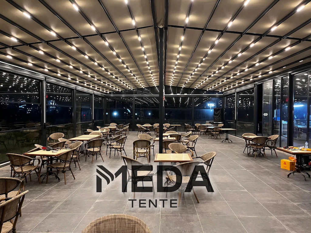 Aydın Didim otomatik pergola projesi
