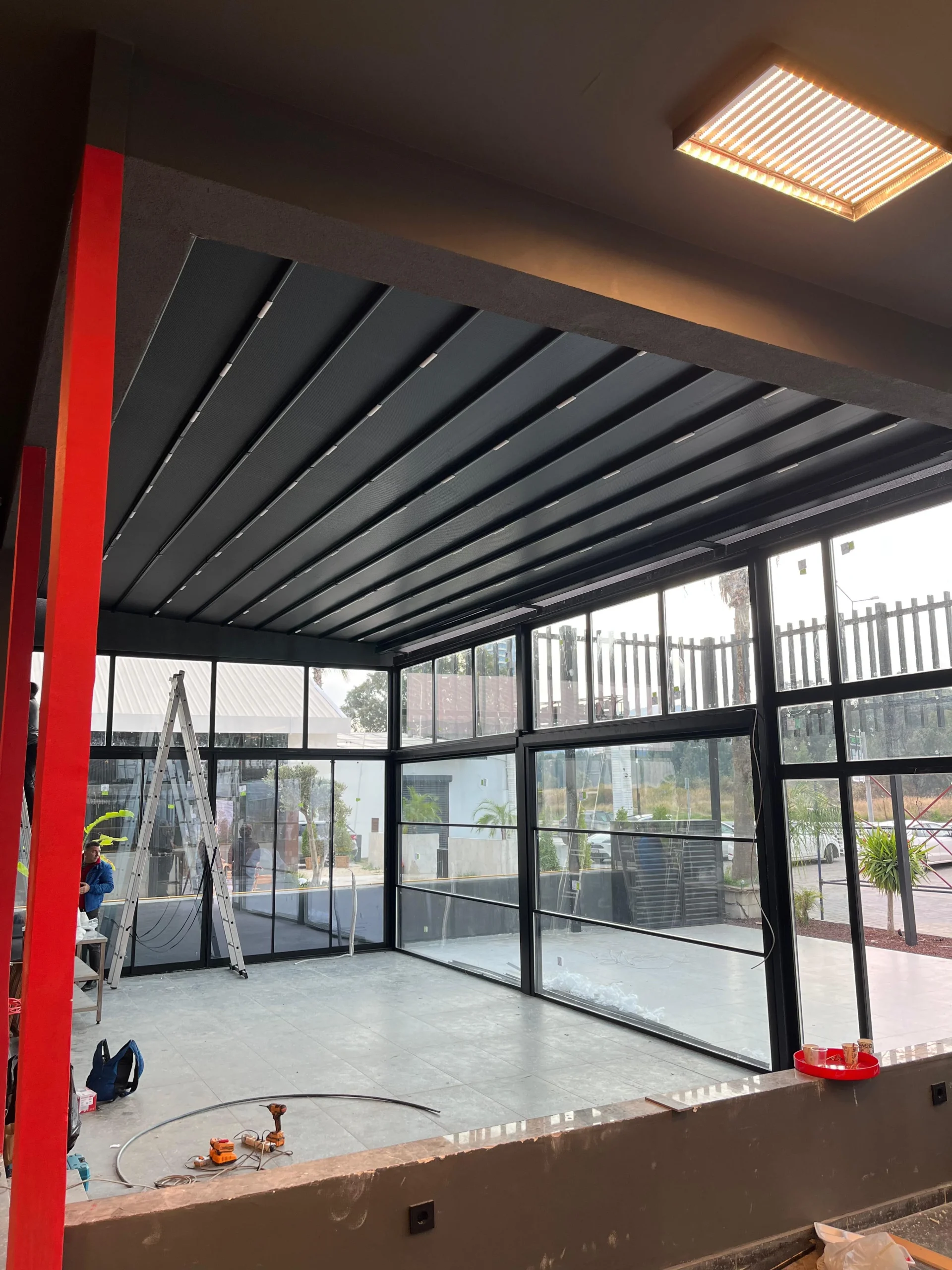 Denizli otomatik pergola uygulaması