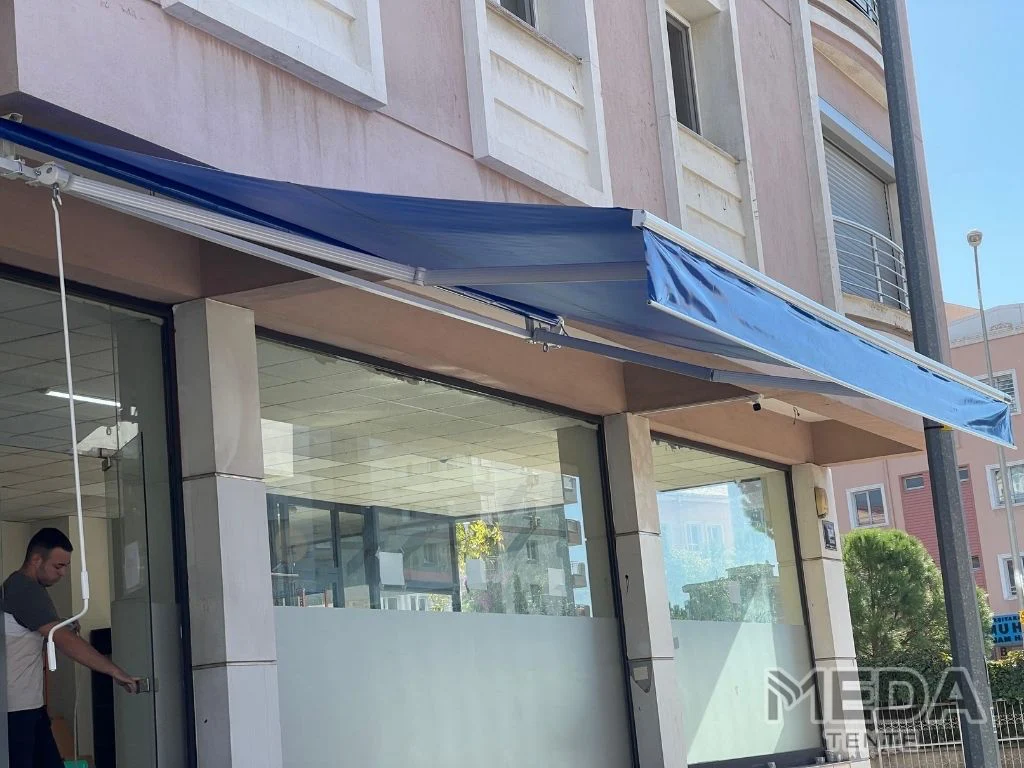 Urla mafsallı tente uygulaması proje görseli